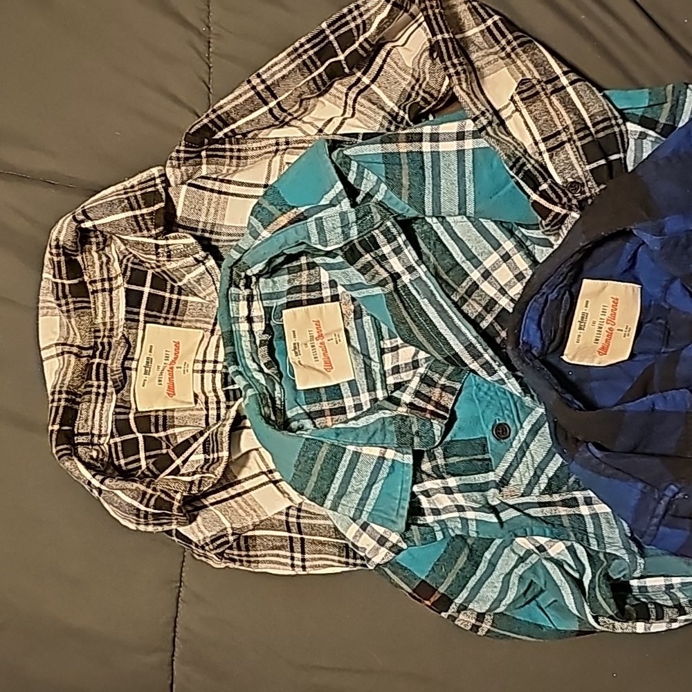 Urban Pipeline flannel shirts lot